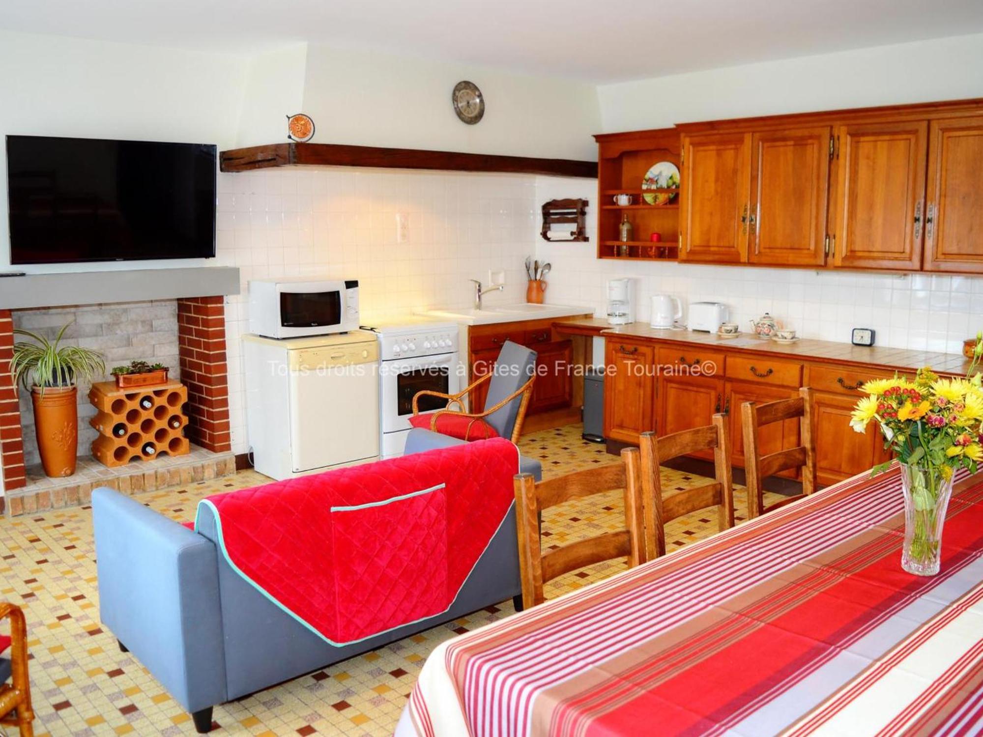 Gite Charmant Pres De Tours Et Amboise Avec Wi-Fi, Cour Privative, Garage A Velos, Accepte Animaux - Fr-1-381-503 Vernou-sur-Brenne Exterior foto